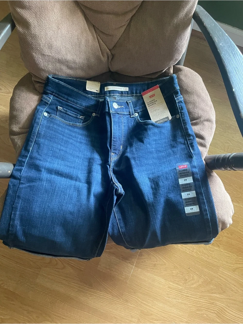 Levi's Indigo Blue Denim Shorts